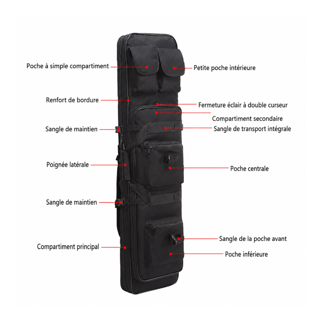 Sentinelle™ – Étui rembourré multifonction pour fusil de chasse