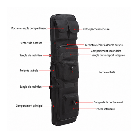 Sentinelle™ – Étui rembourré multifonction pour fusil de chasse
