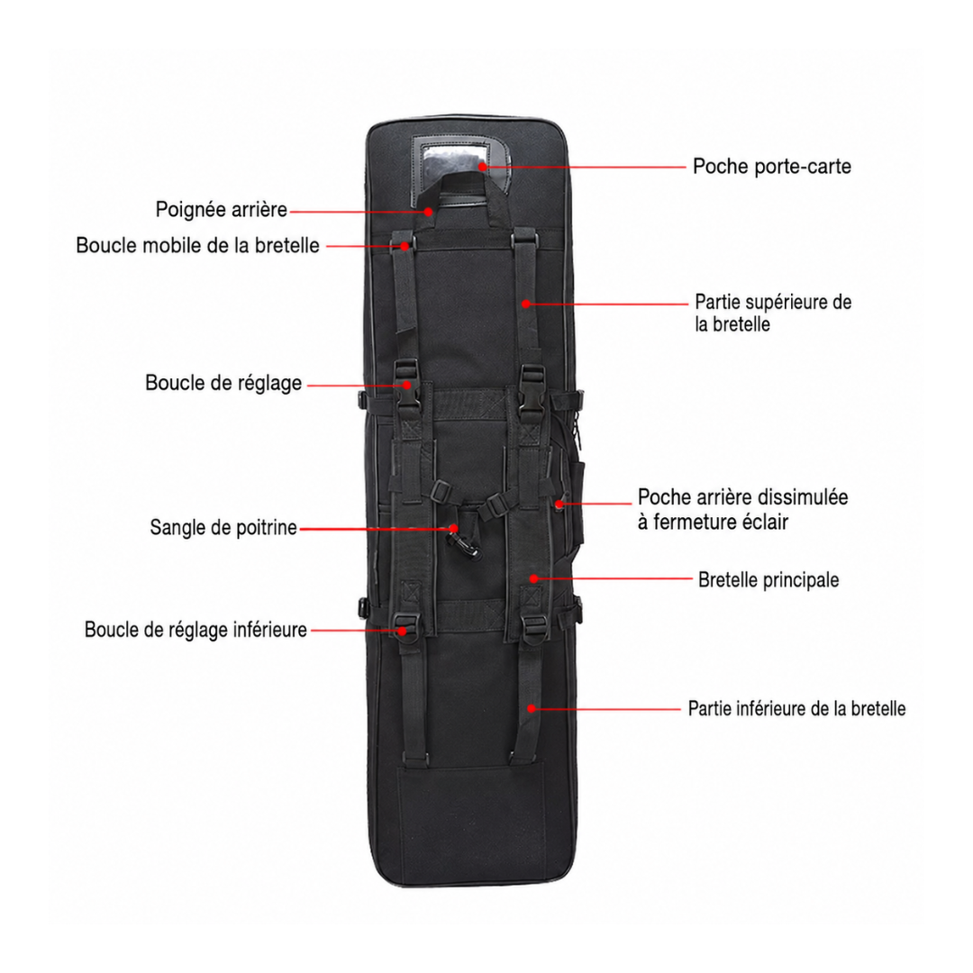Sentinelle™ – Étui rembourré multifonction pour fusil de chasse