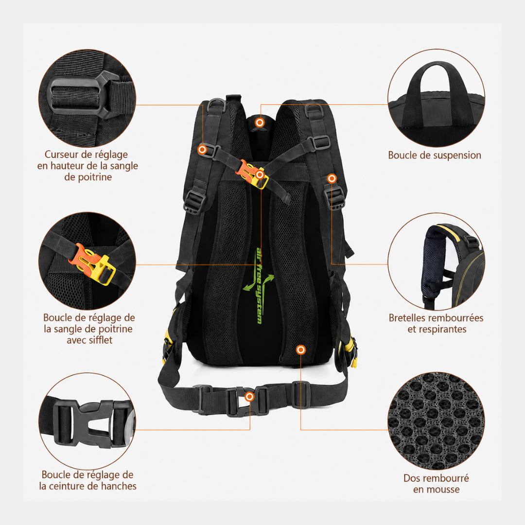 Horizon™ — Sac à dos de plein air 40 L léger, confortable et polyvalent