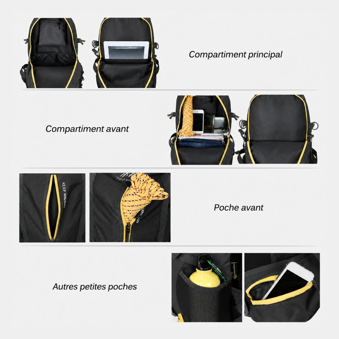 Horizon™ — Sac à dos de plein air 40 L léger, confortable et polyvalent